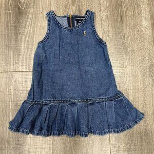 Polo Ralph Lauren Girls' Blue and Navy Dress